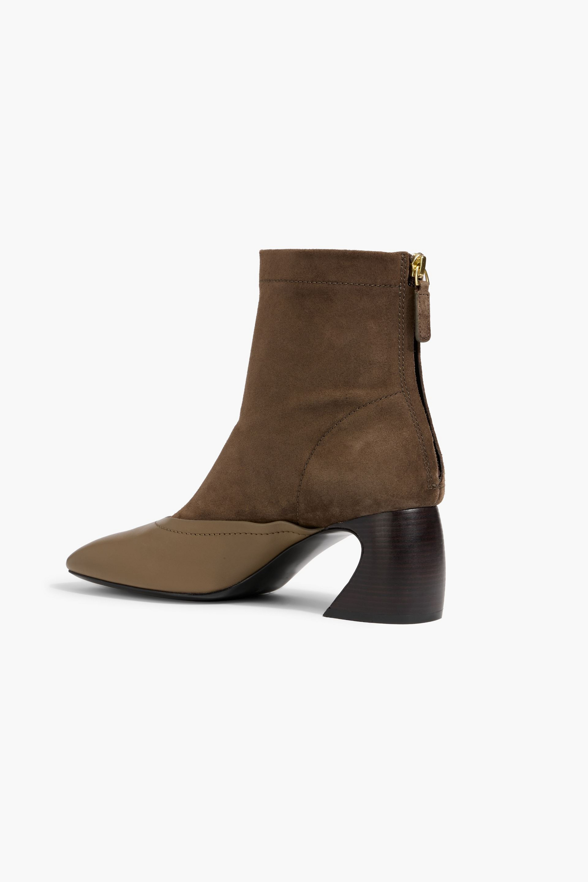 3.1 Phillip Lim ID suede and leather ankle boots thumbnail