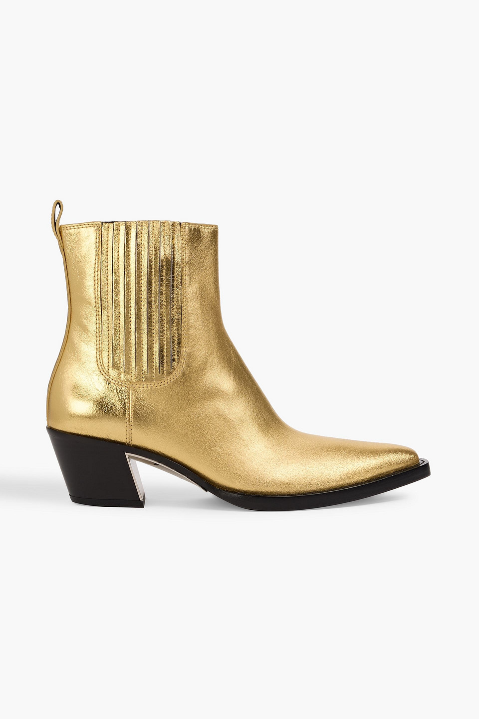 3.1 Phillip Lim Downtown Metallic Leather Chelsea Boots In Multi