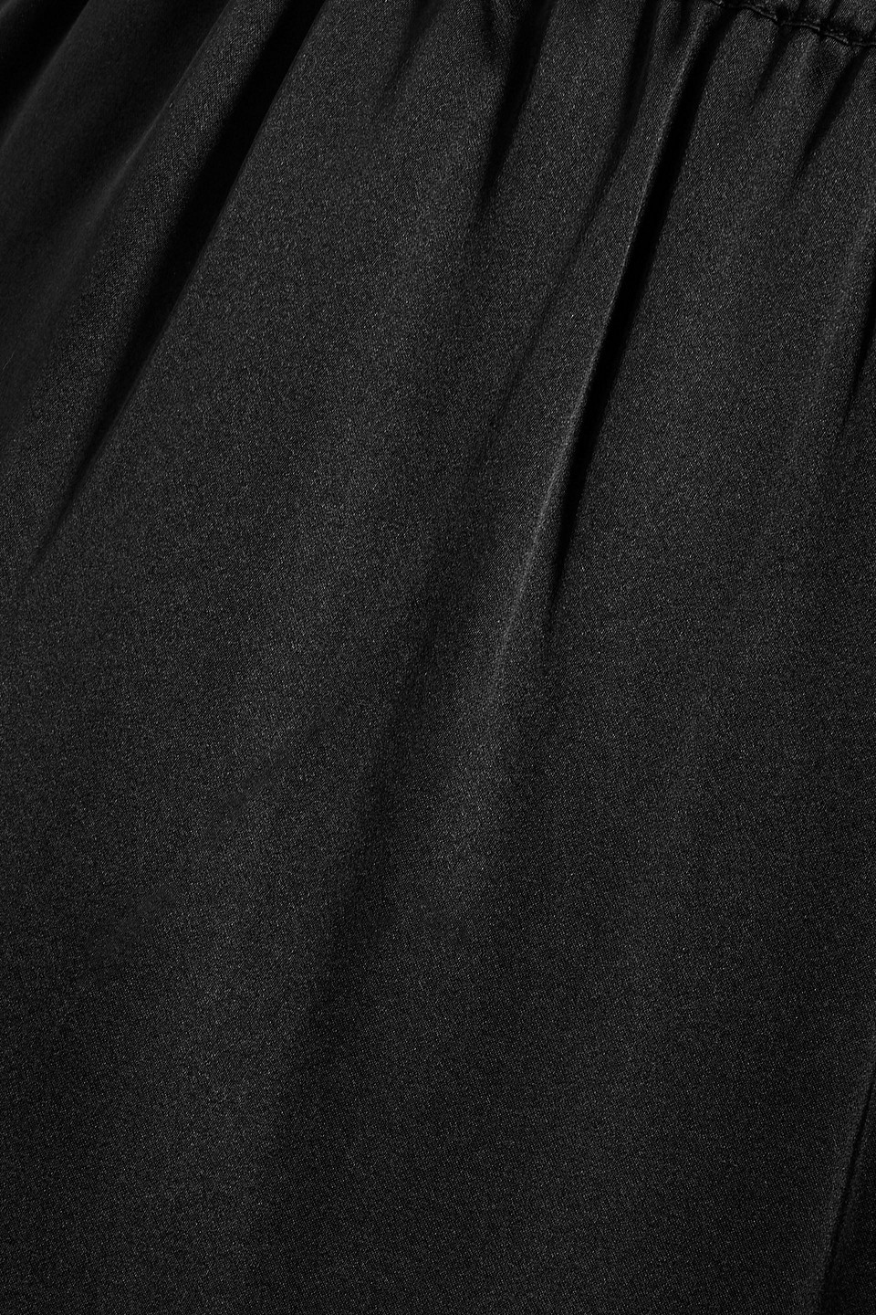 Frame The Silk Drawstring Lounge Pants In Black