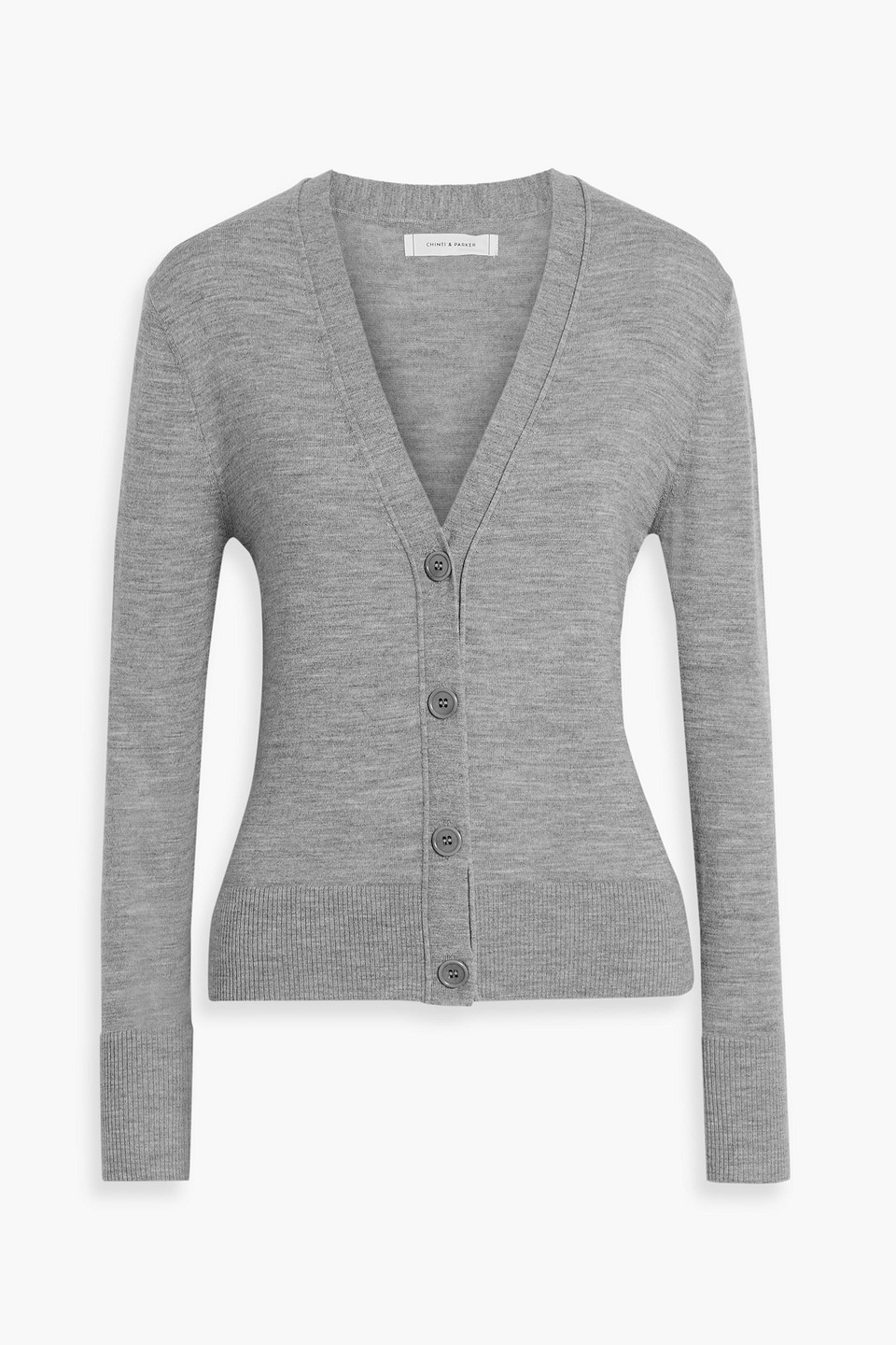 Chinti & Parker Wool Cardigan In Gray