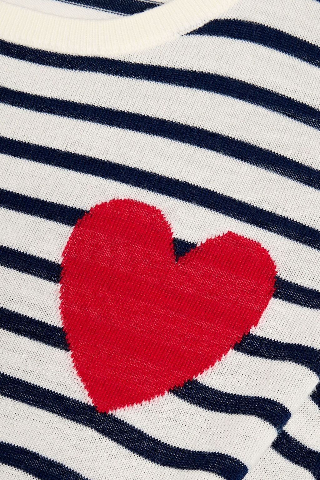 CHINTI & PARKER Striped intarsia wool sweater