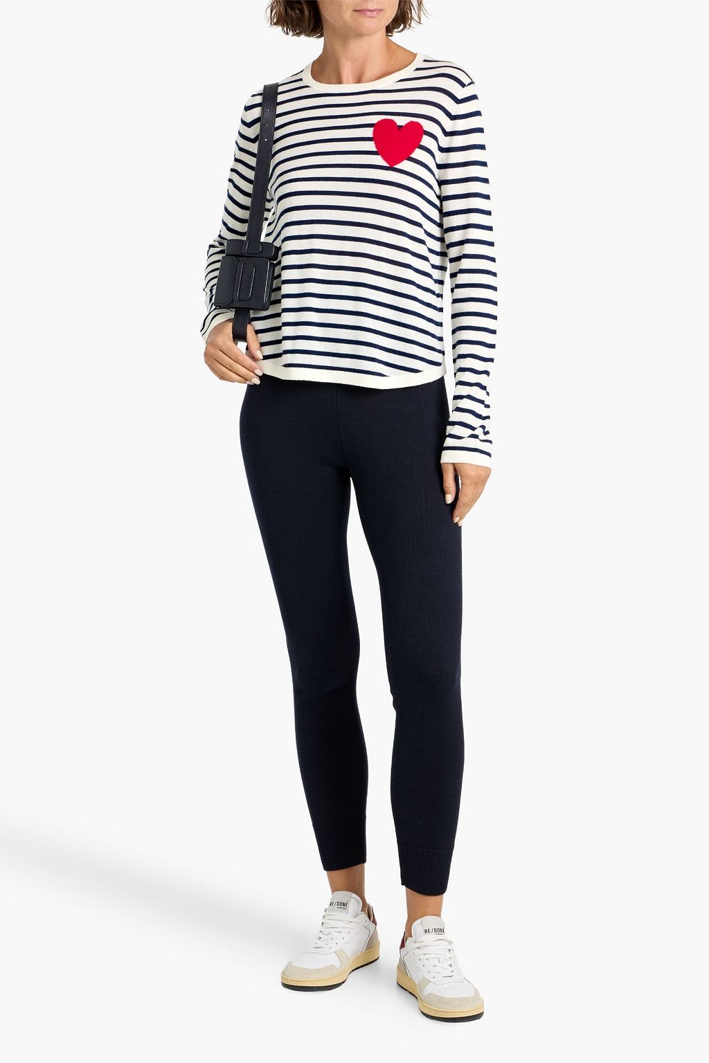 CHINTI & PARKER Striped intarsia wool sweater