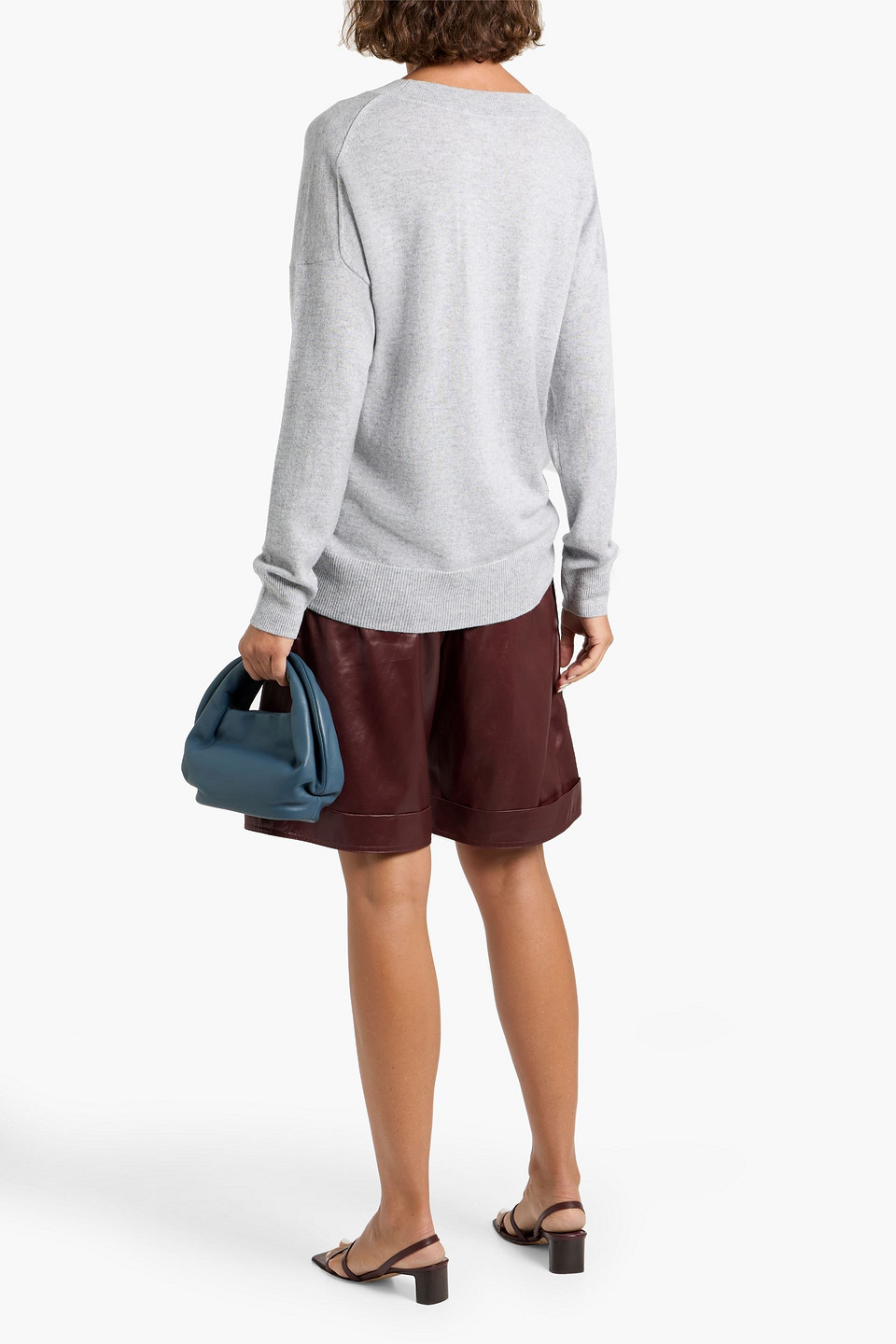 Chinti & Parker Wool And Cashmere-blend Sweater In Gray
