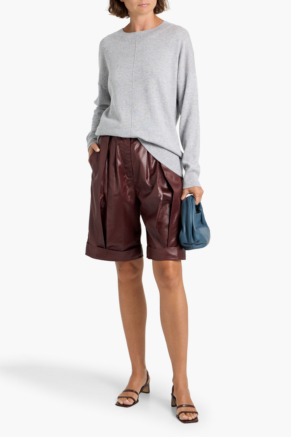 Chinti & Parker Wool And Cashmere-blend Sweater In Gray