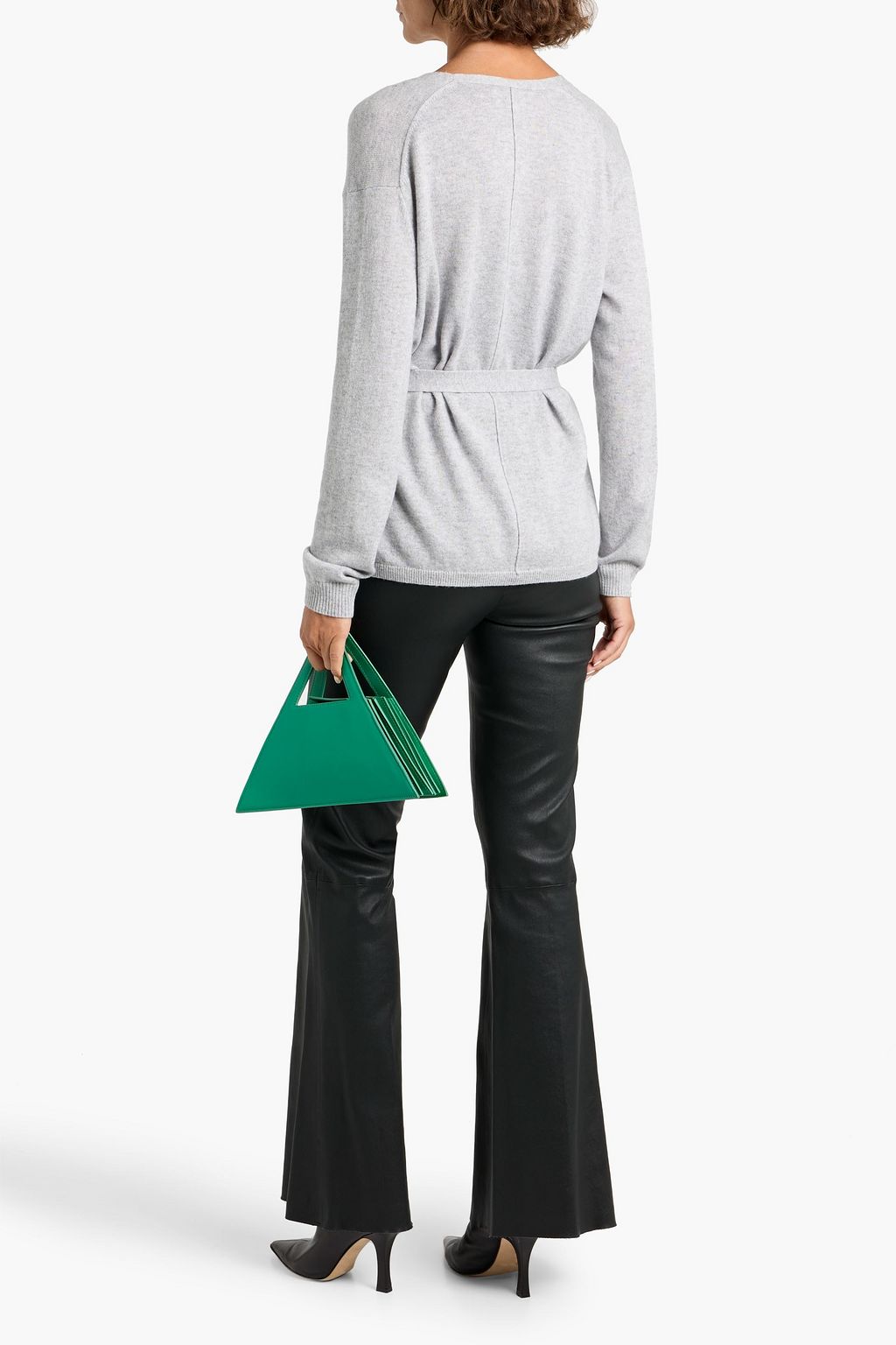 CHINTI & PARKER Wool and cashmere-blend wrap cardigan