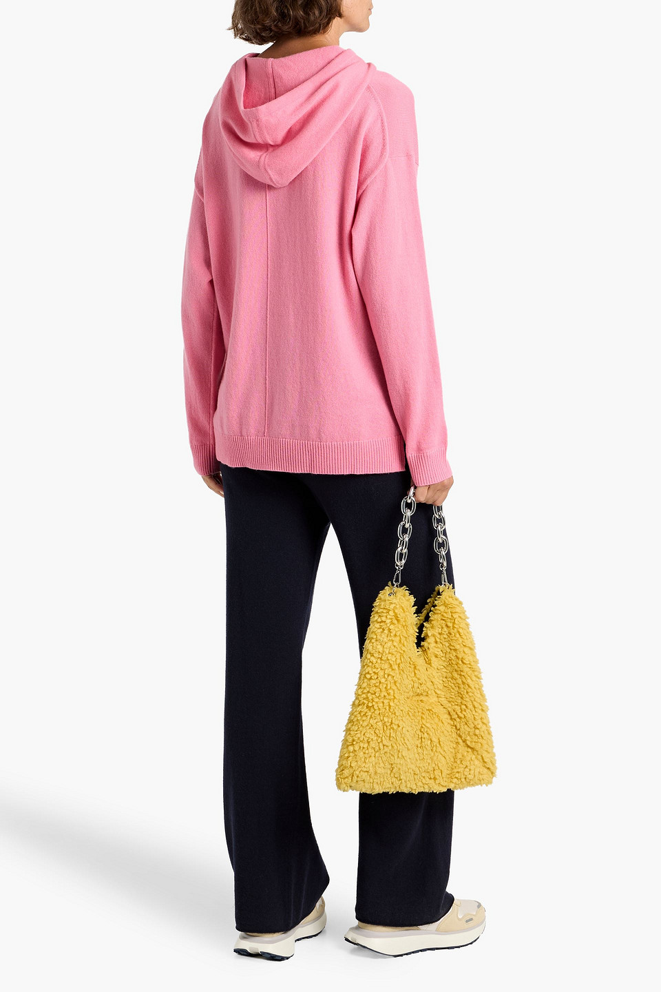 Chinti & Parker Wool And Cashmere-blend Hoodie In Pink