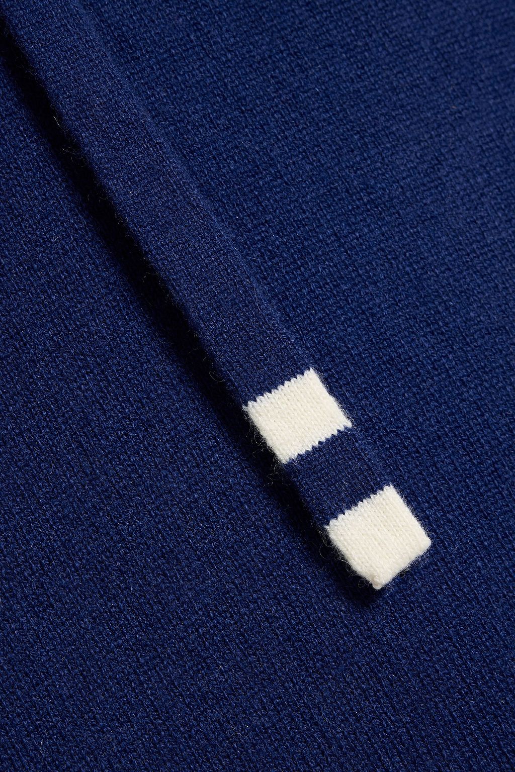 CHINTI & PARKER Ahoy embroidered striped wool and cashmere-blend hoodie