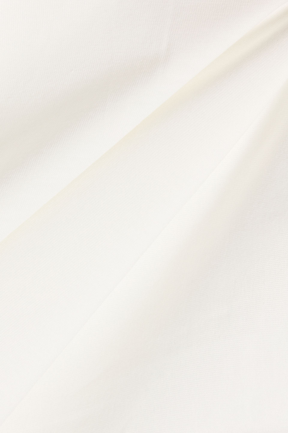 Frame The Drape Cotton-jersey T-shirt In White