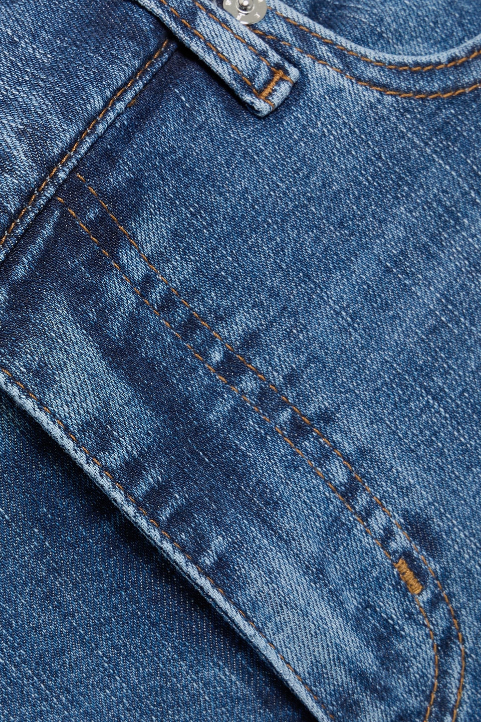 Frame Le Slim Palazzo High Rise Wide Leg Jeans In Drizzle In Blue