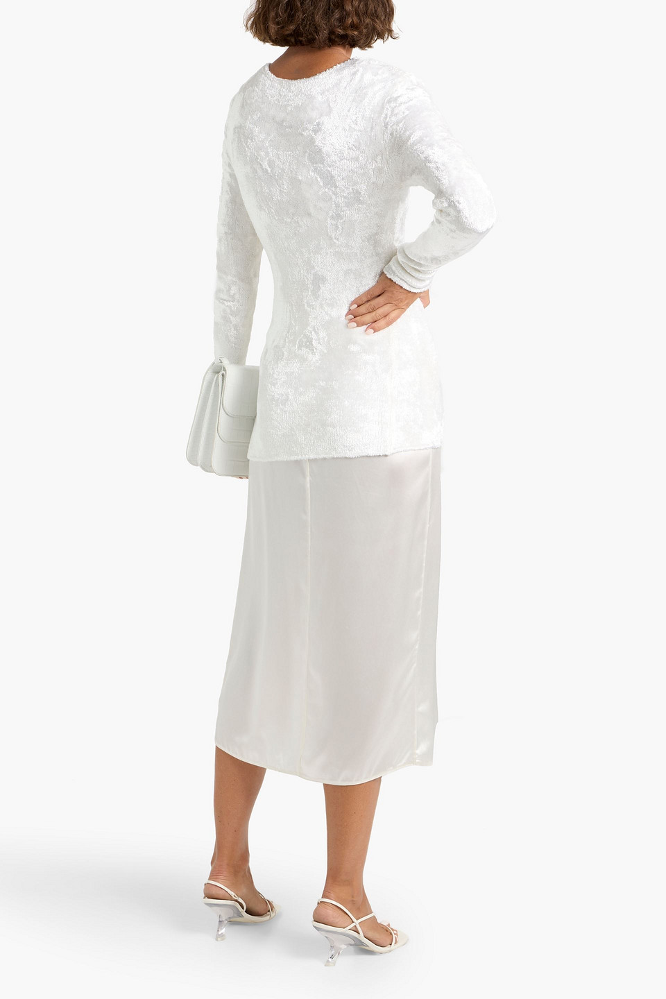 Totême Chenille Sweater In White