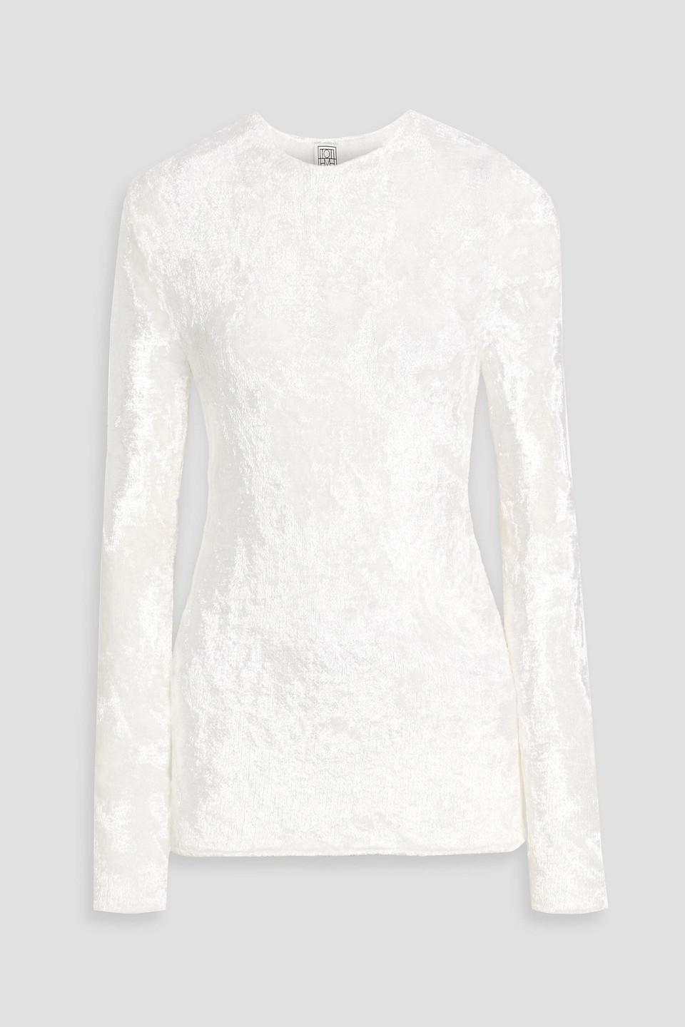Totême Chenille Sweater In White