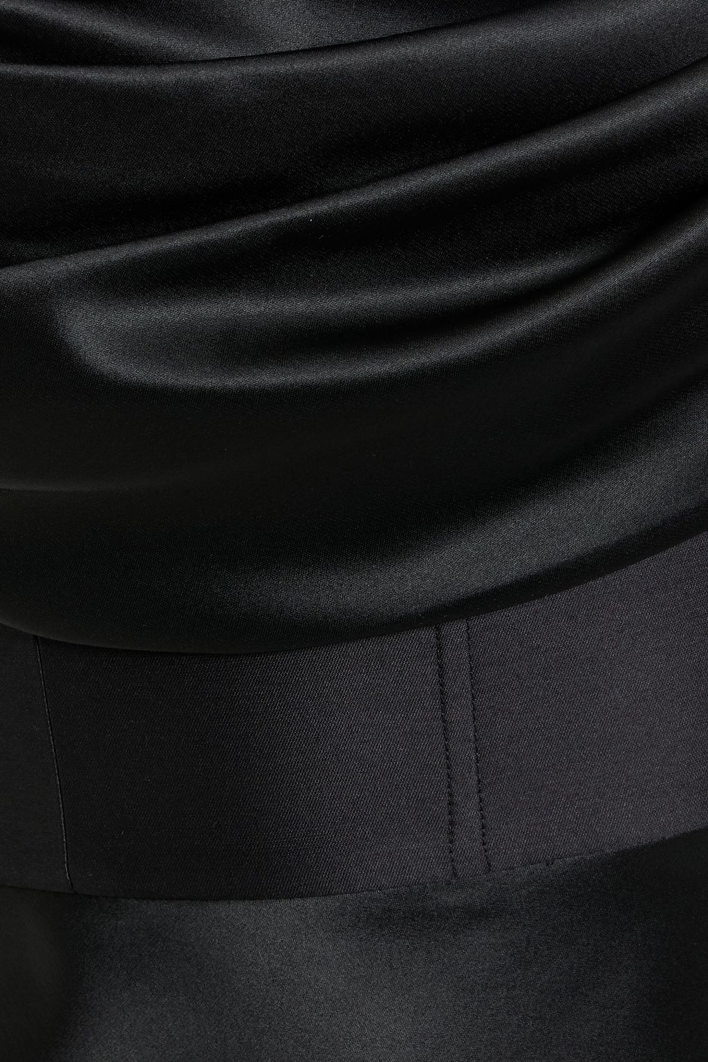 RACHEL GILBERT Sawyer draped satin gown