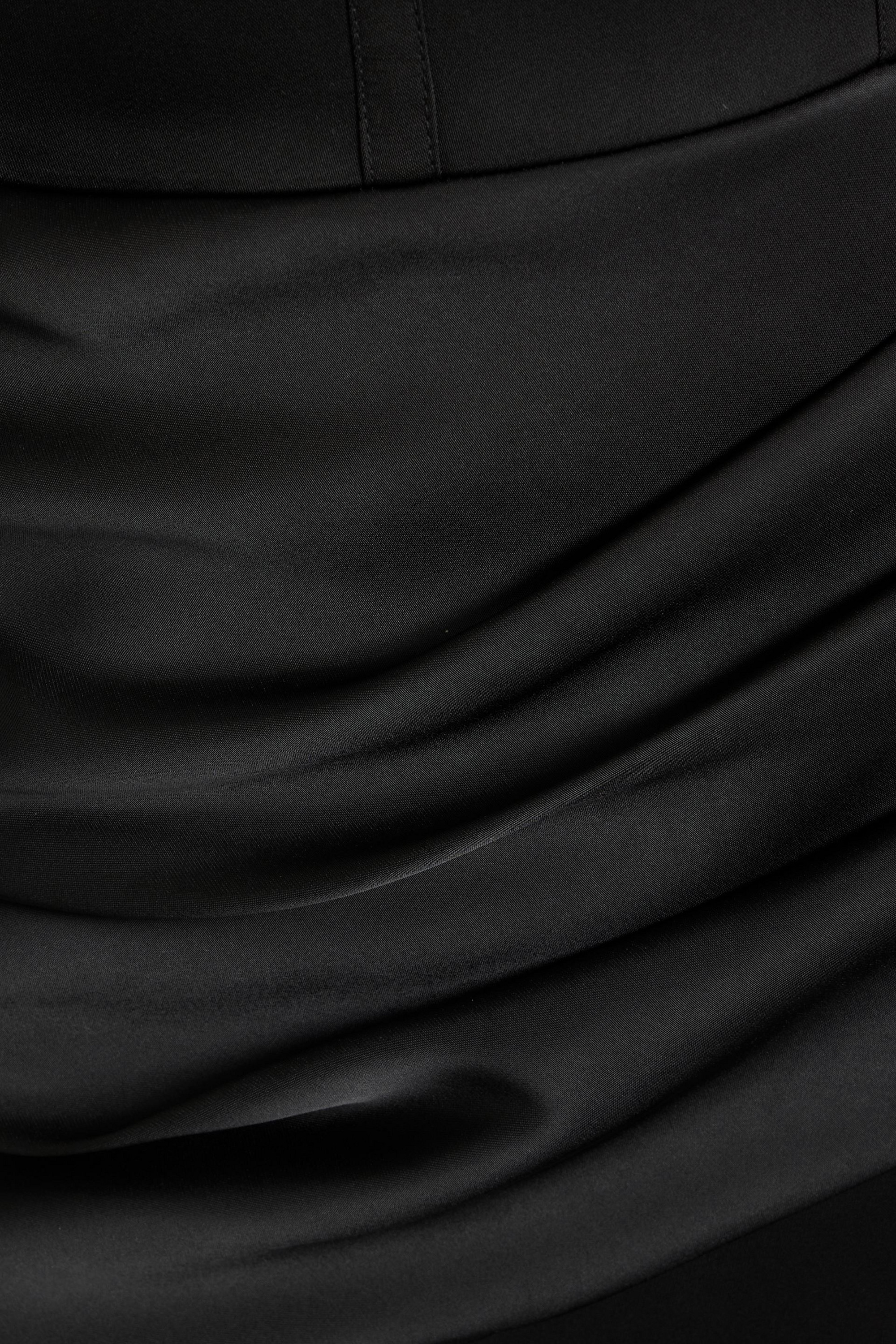 Rachel Gilbert Duke one-shoulder draped satin midi dress