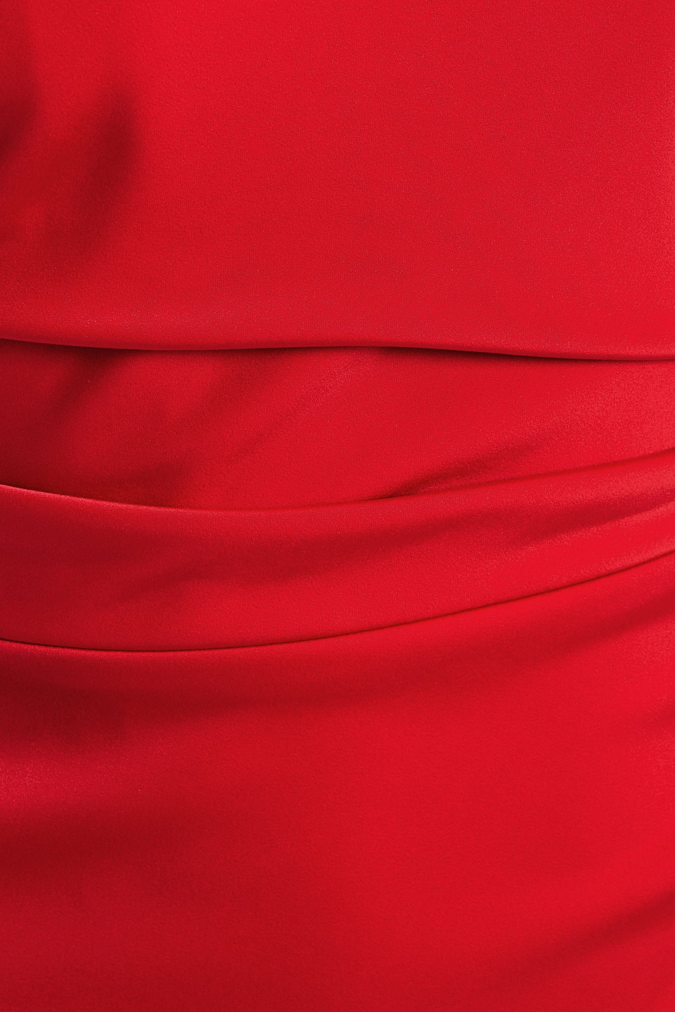 Rachel Gilbert Daria Off-the-shoulder Satin-crepe Midi Dress In Red