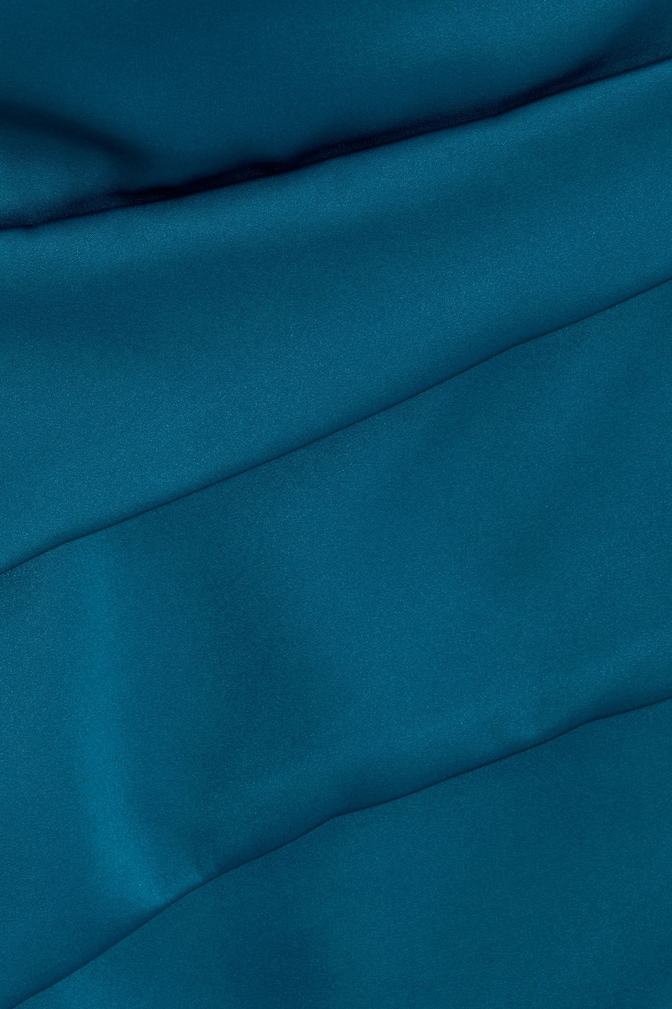 Rachel Gilbert Rylan Draped Satin-crepe Midi Dress In Blue