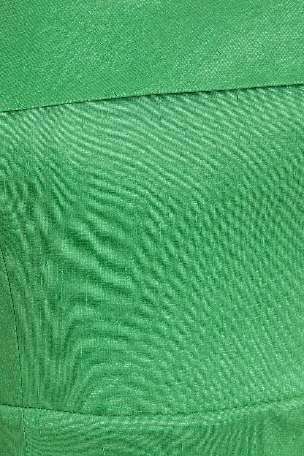 RACHEL GILBERT Birdie strapless bow-detailed shantung midi dress