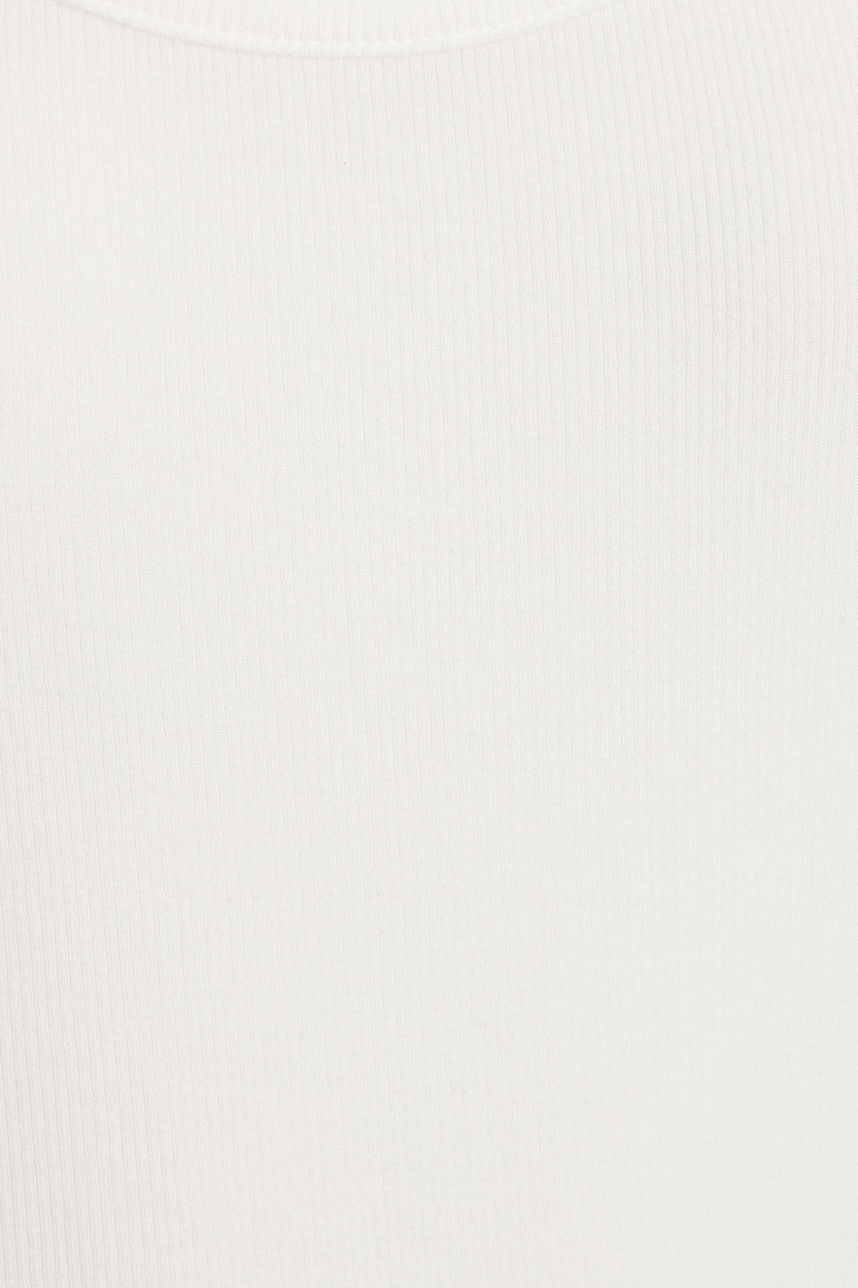 Frame Ribbed Stretch-modal Jersey Tank In White