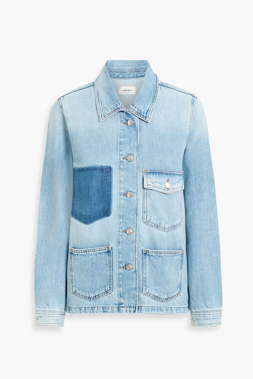 Frame Chore Denim Jacket In Blue