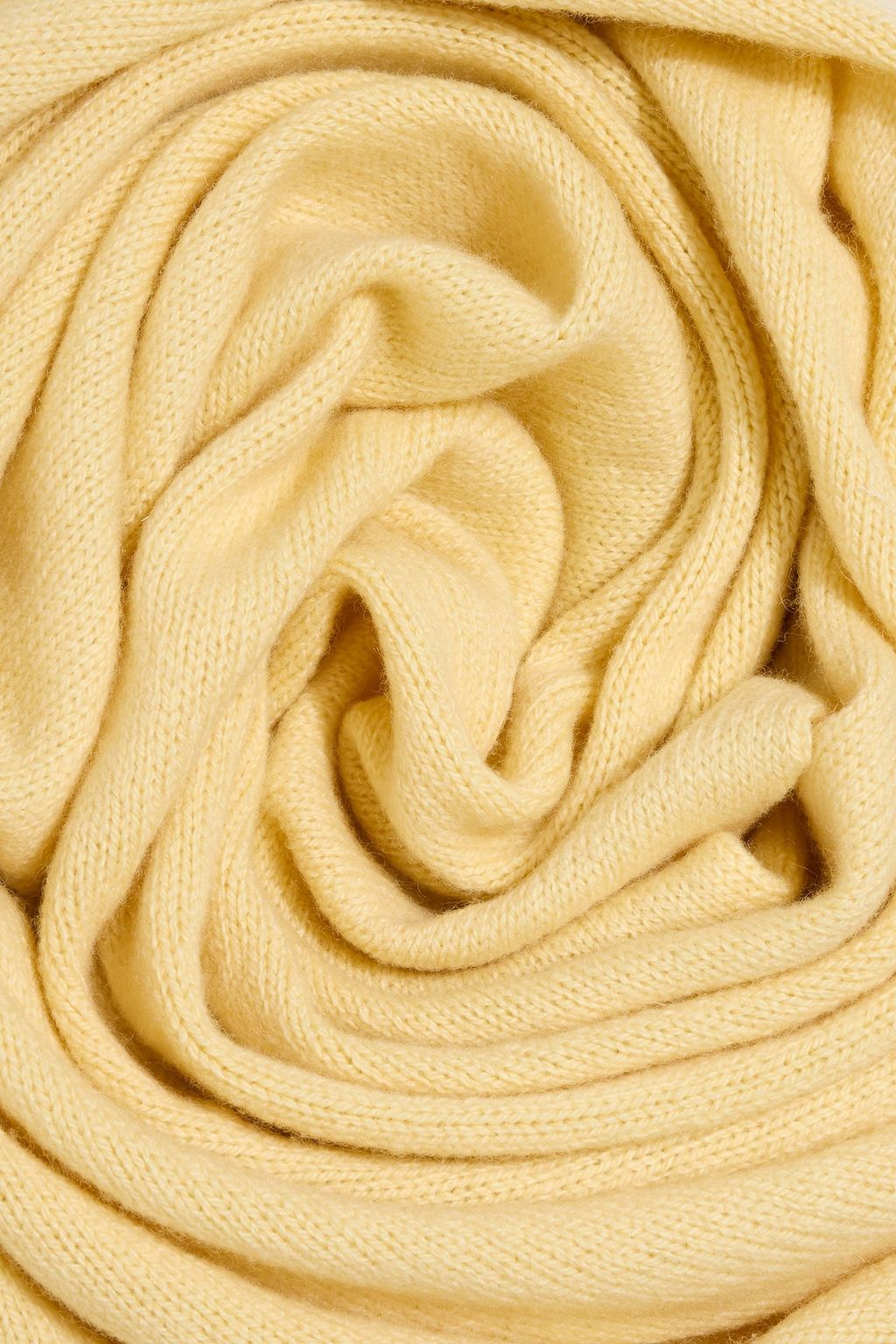 THE ELDER STATESMAN Heavy Jersey cashmere scarf