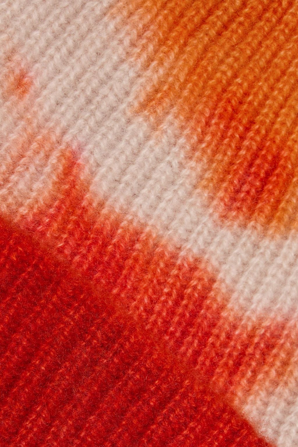 THE ELDER STATESMAN Rorschach tie-dyed ribbed cashmere beanie