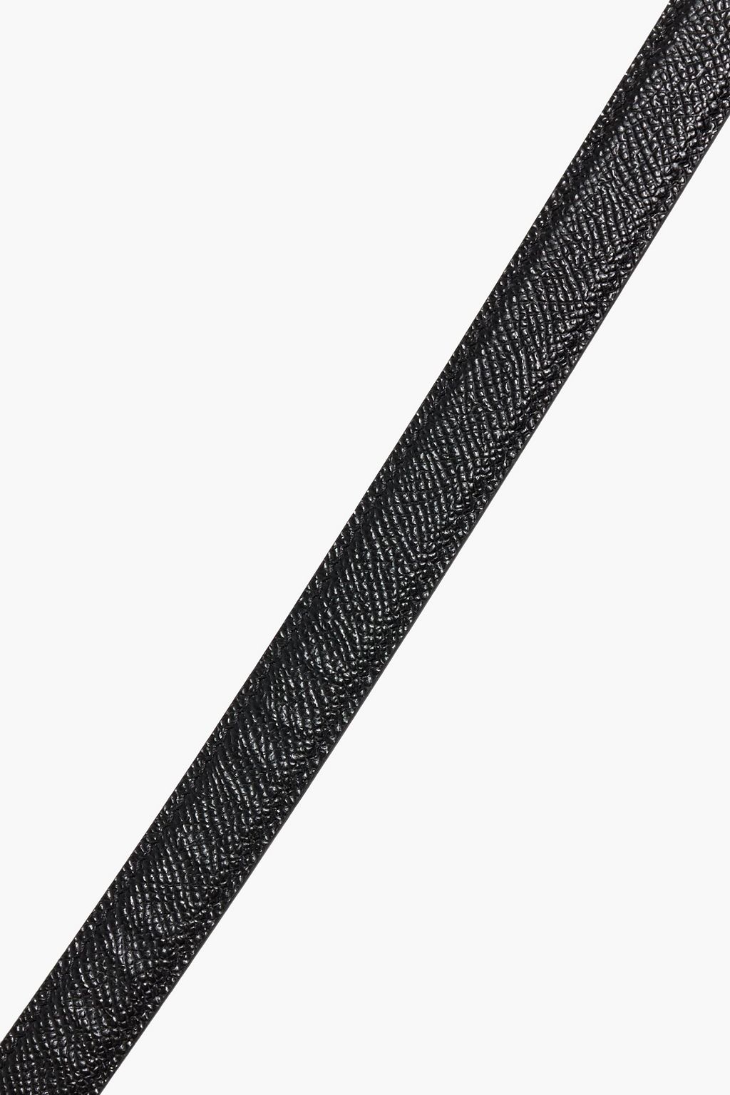 DOLCE&GABBANA Pebbled-leather belt