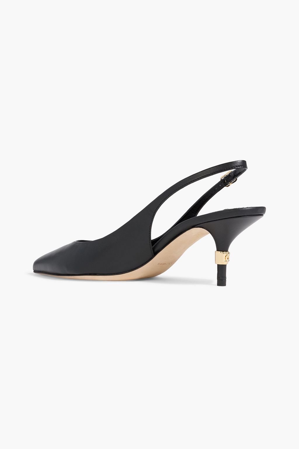 DOLCE&GABBANA Leather slingback pumps