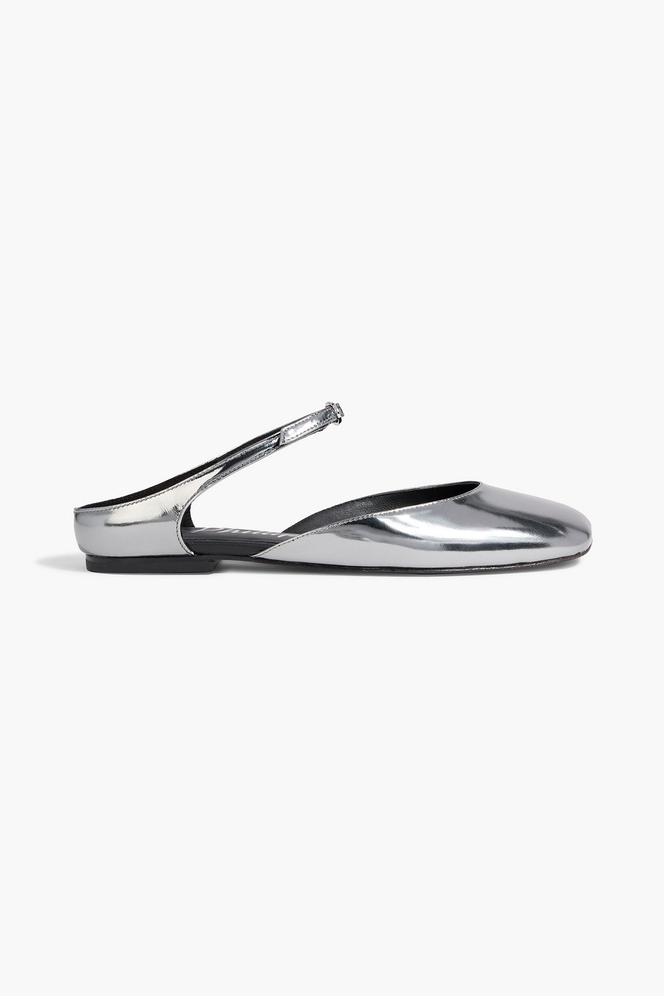 3.1 Phillip Lim Id Mirrored-leather Mary Jane Flats In Multi