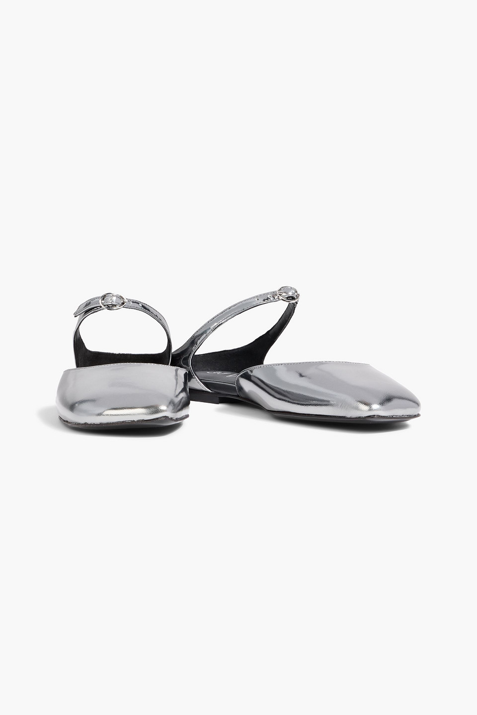 3.1 Phillip Lim Id Mirrored-leather Mary Jane Flats In Multi