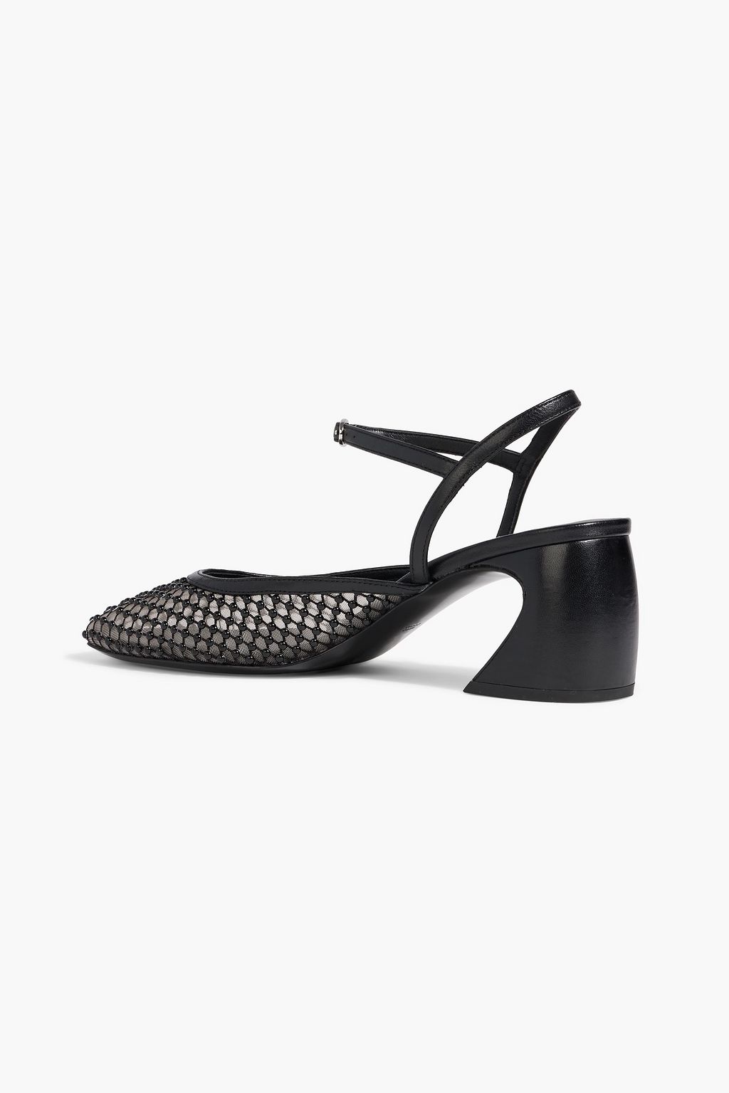 3.1 PHILLIP LIM ID embellished mesh Mary Jane pumps