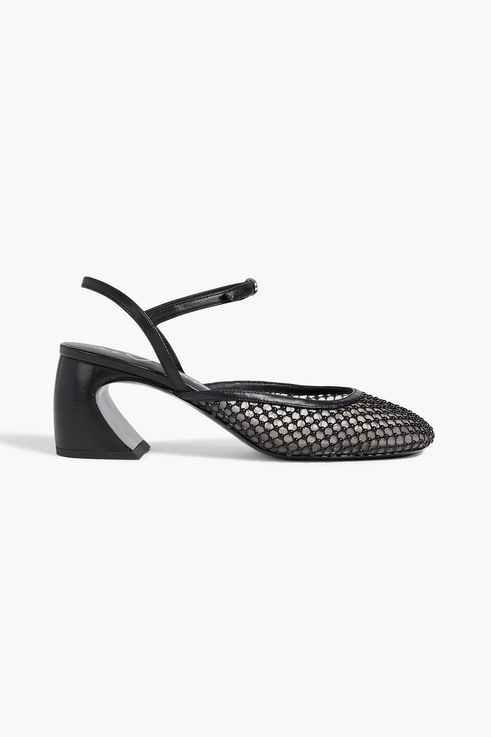 3.1 Phillip Lim Id Embellished Mesh Mary Jane Pumps In Multi