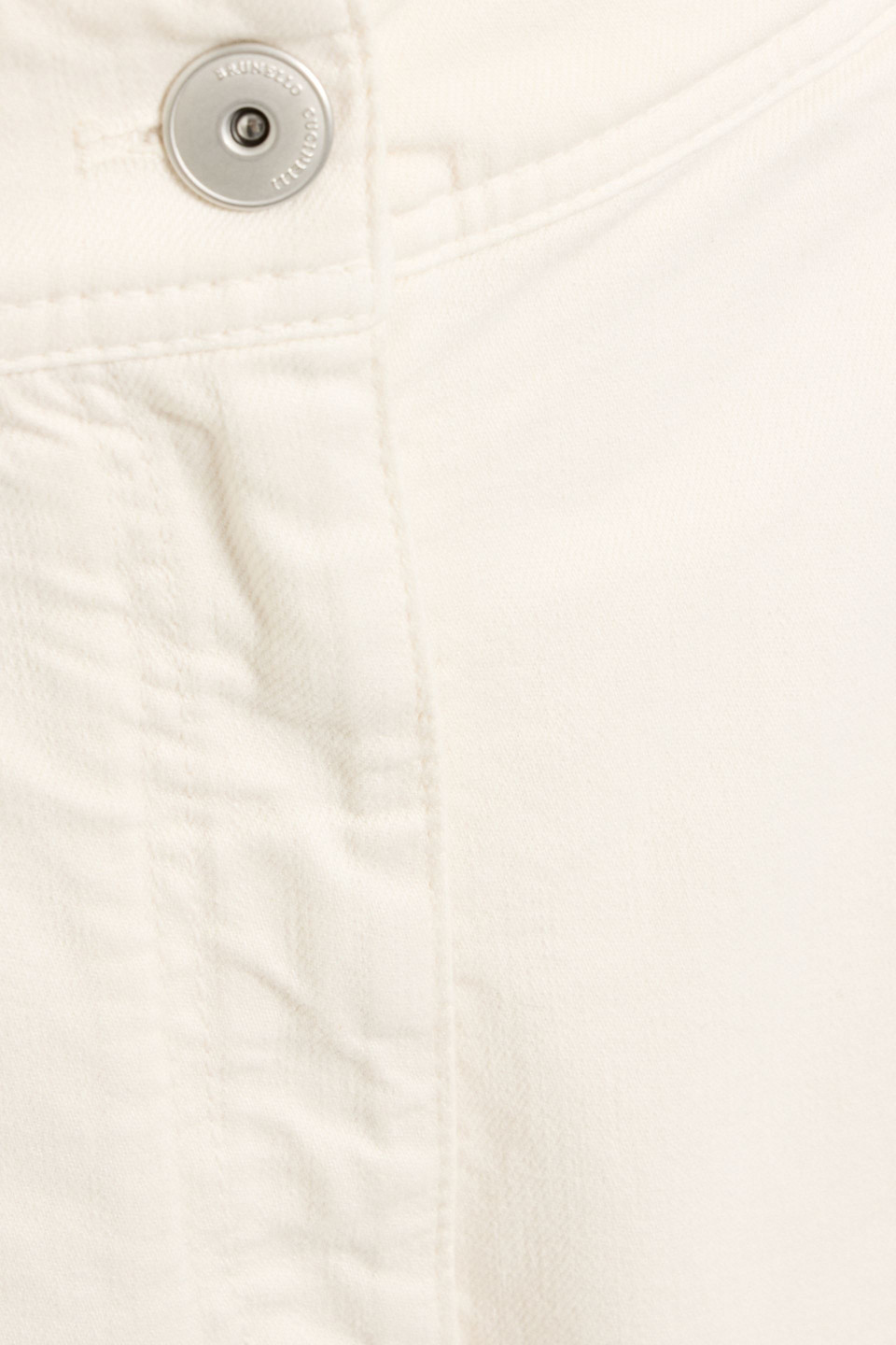 Brunello Cucinelli Pleated High-rise Tapered Jeans In Neutral