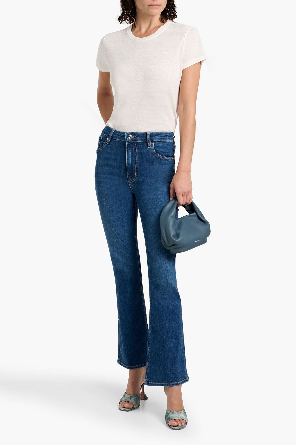 FRAME The Pixie Reboot high-rise bootcut jeans