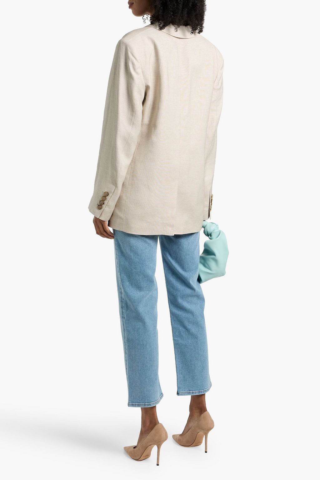 FRAME The Grandfather canvas blazer