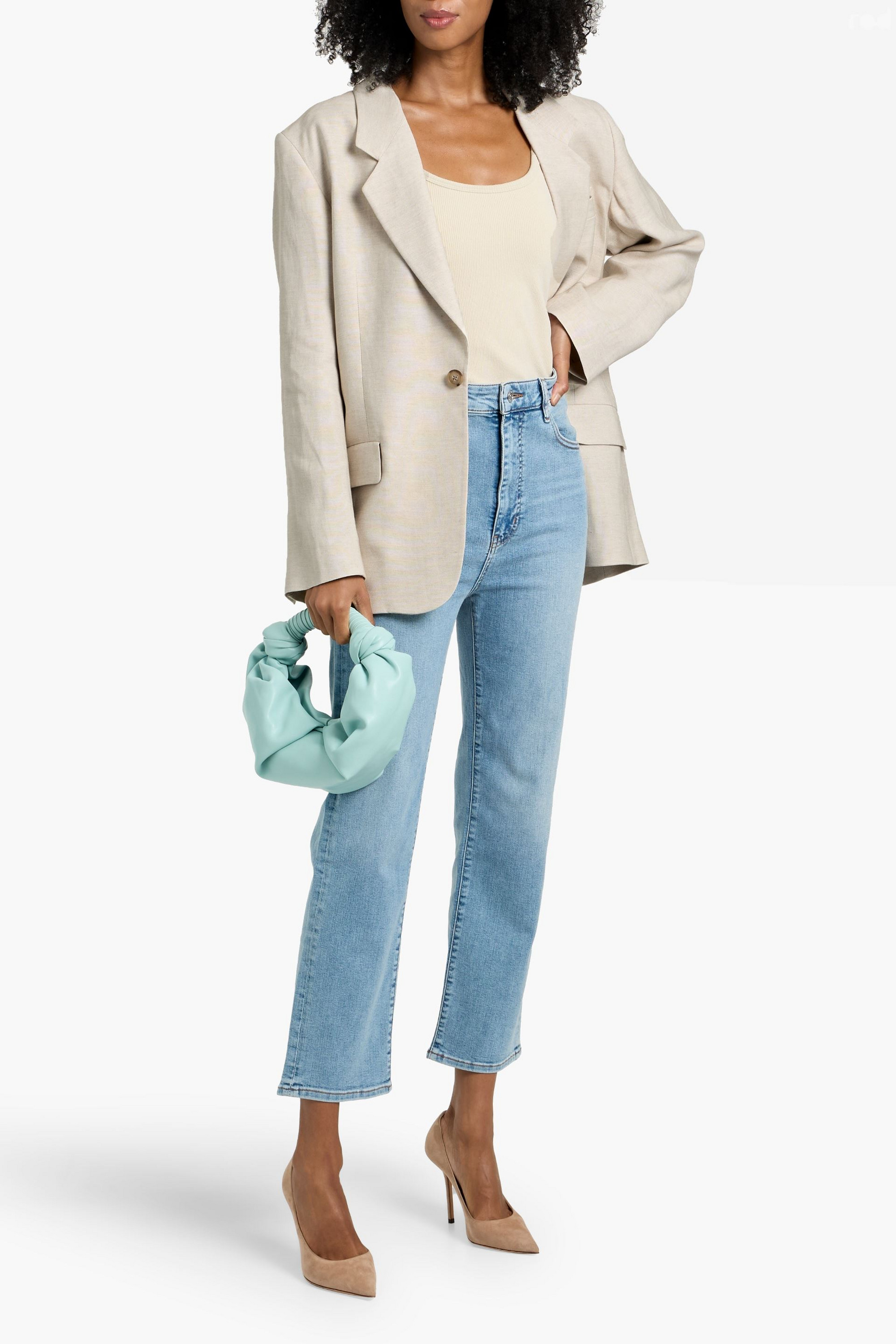 FRAME The Grandfather canvas blazer