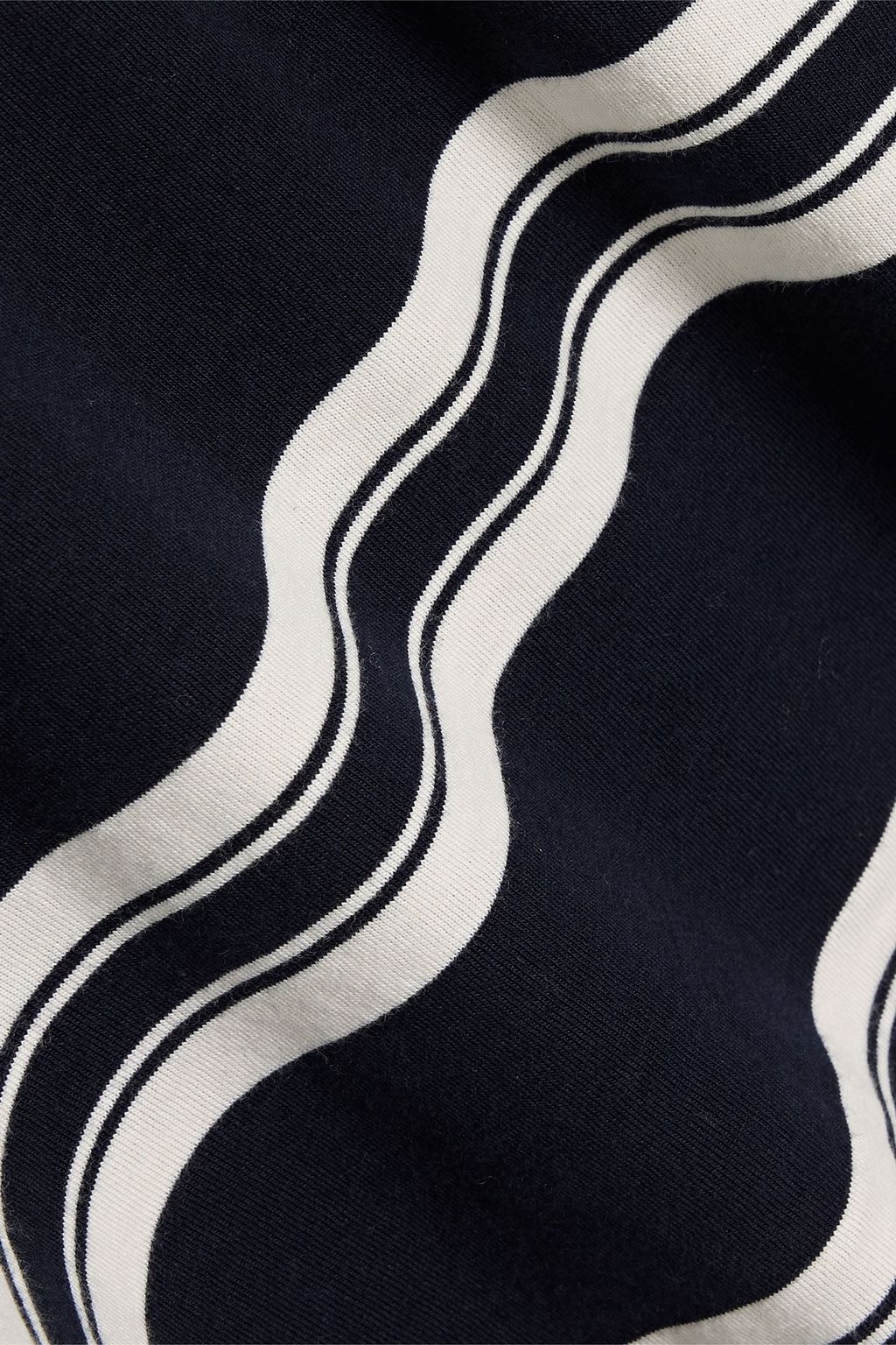 FRAME The Baby striped cotton-jersey T-shirt