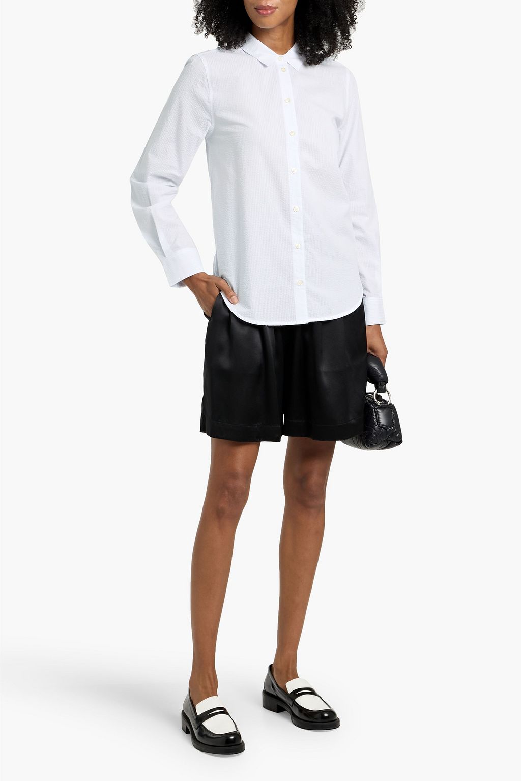 FRAME The Classic cotton-seersucker shirt