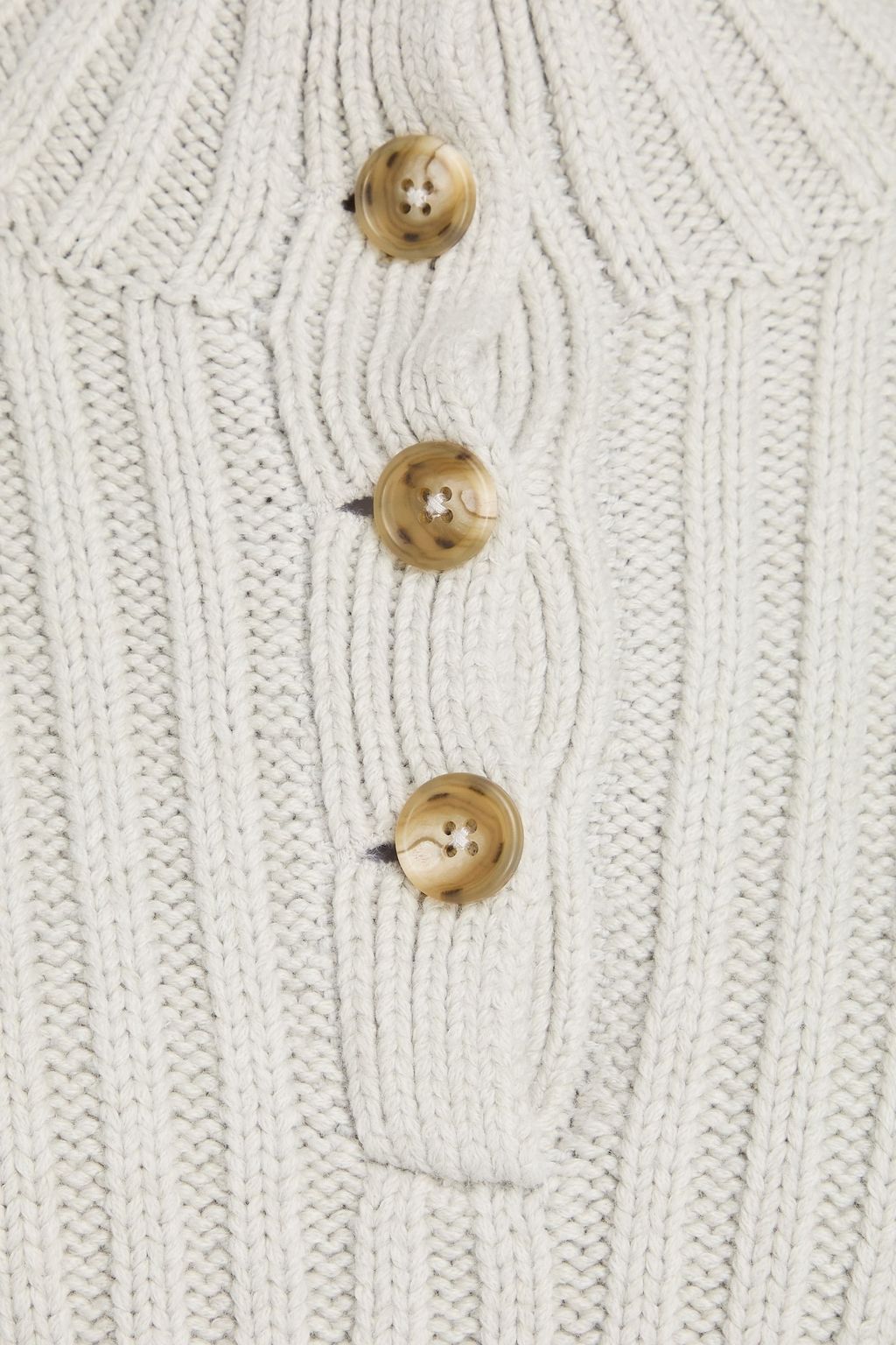 JAMES PERSE Ribbed cotton-blend turtleneck sweater