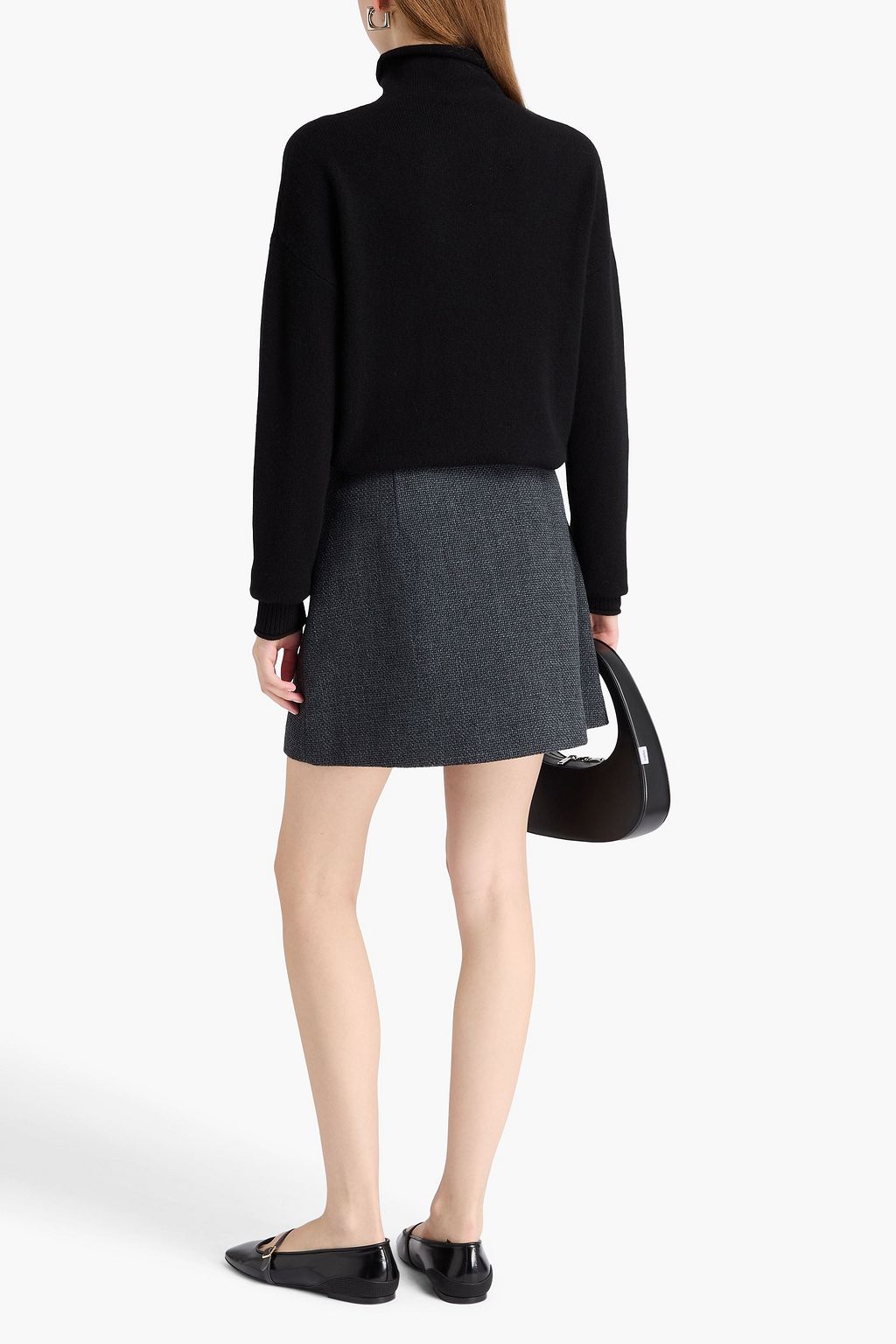 THEORY Tweed mini skirt