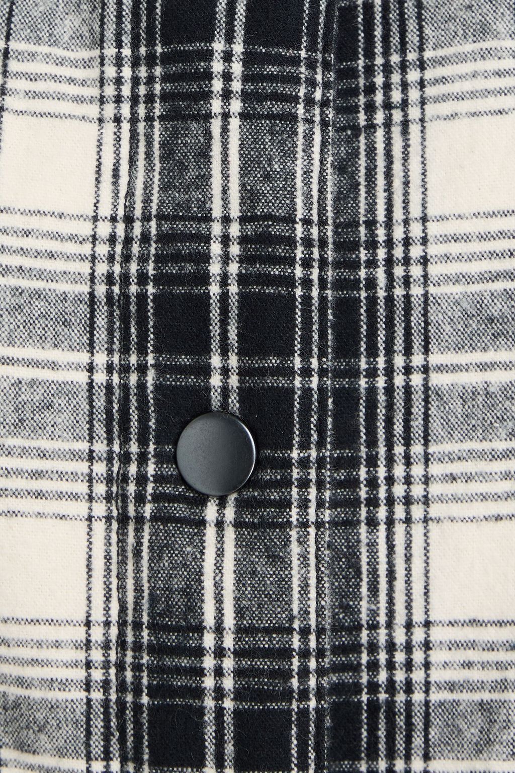 JAMES PERSE Checked cotton-flannel shirt jacket