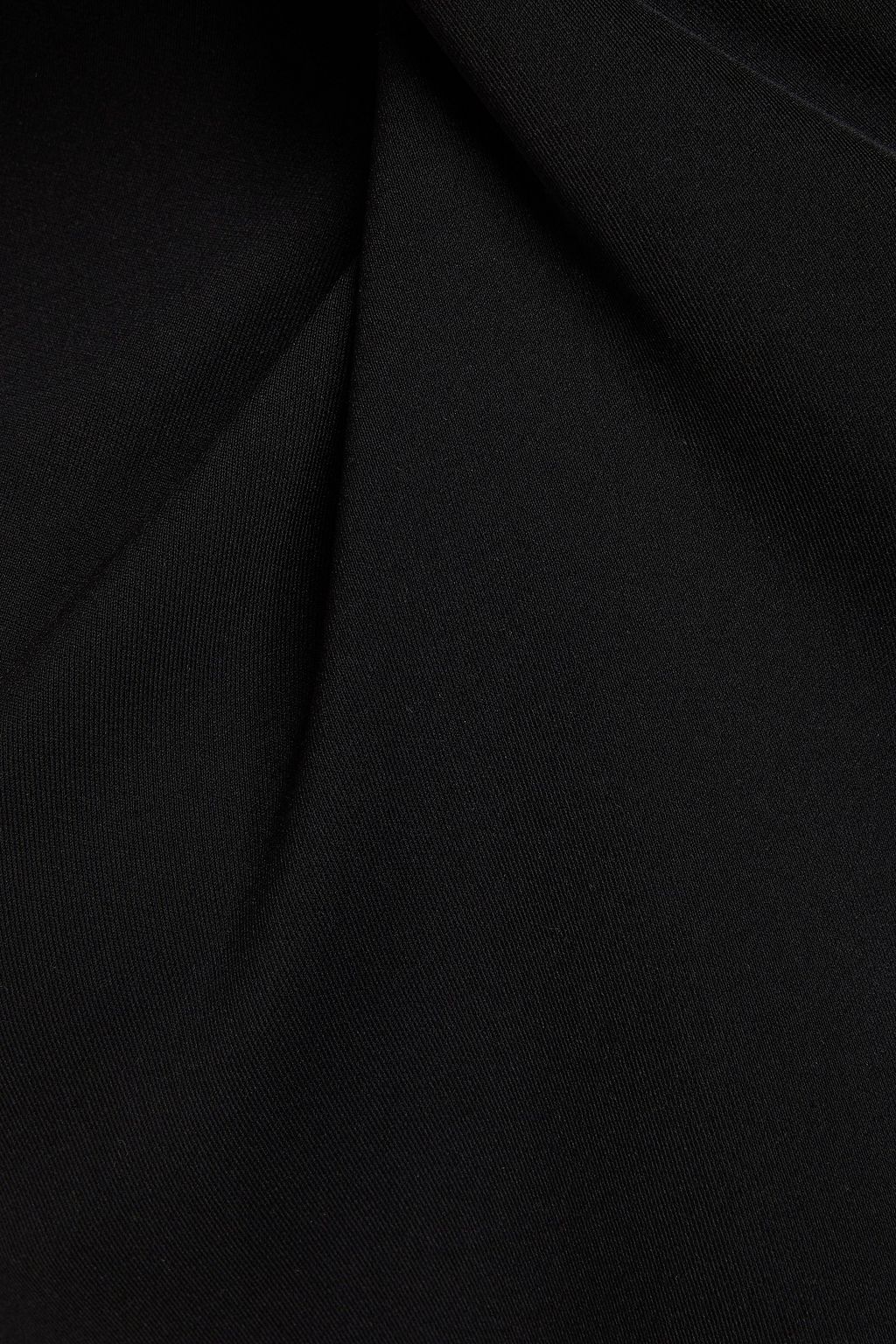 JAMES PERSE بلوزة قصيرة بدون حمالات من الجيرسي بنسيج المطاط