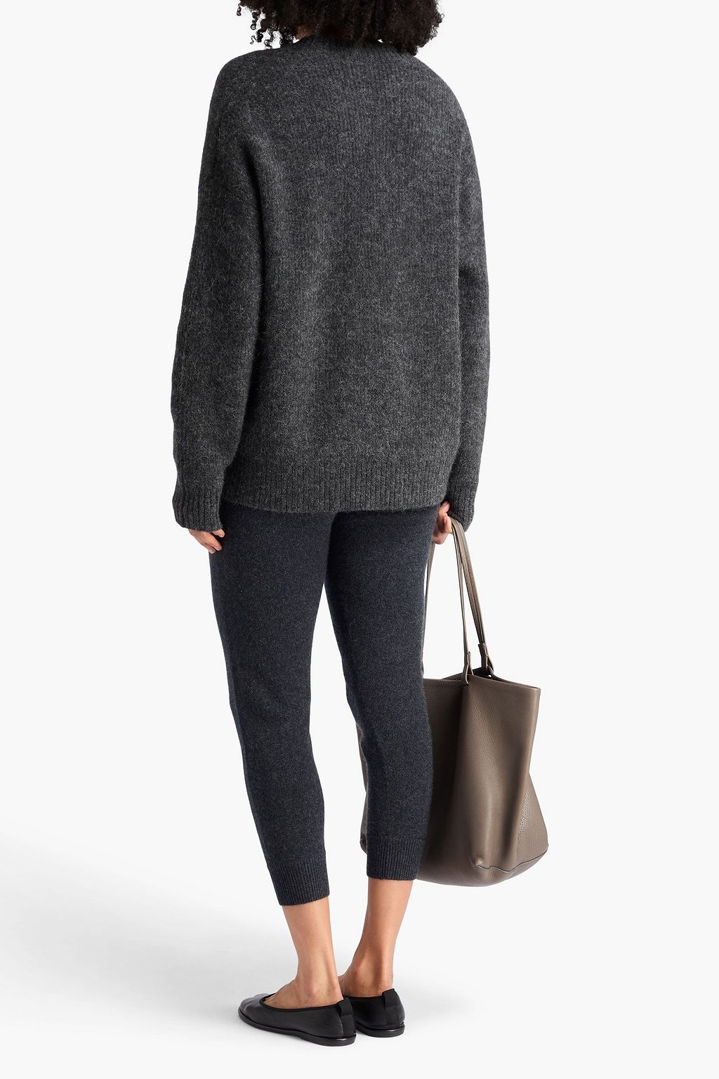JAMES PERSE Oversized waffle-knit sweater