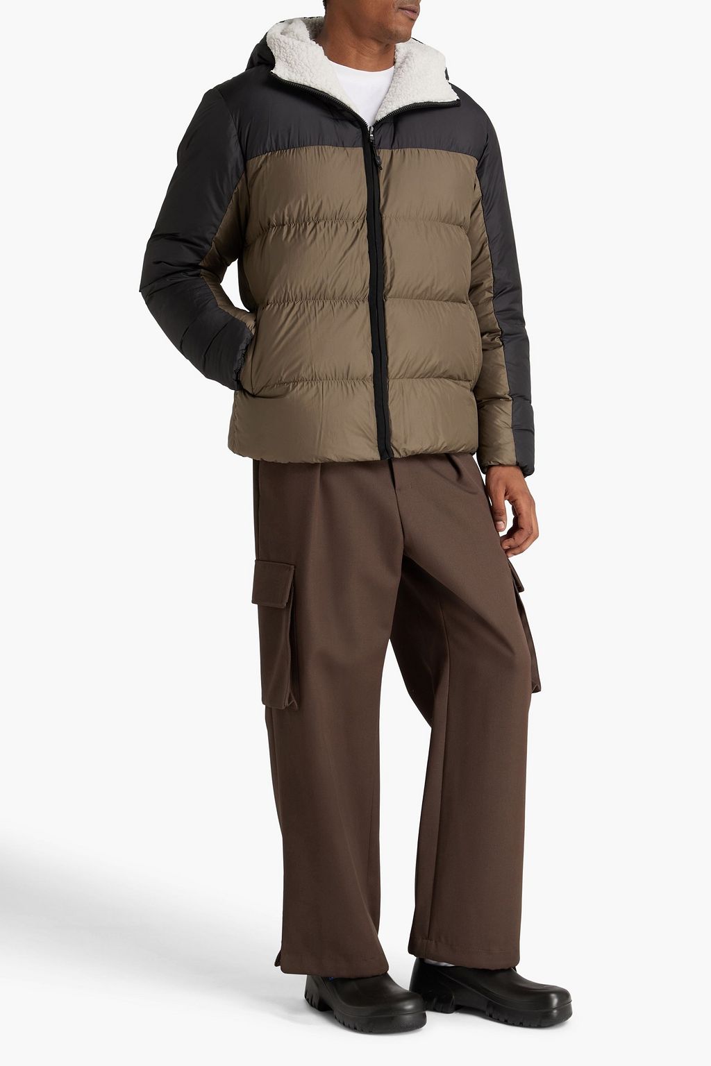 Y/OSEMITE Two-tone quilted shell jacket