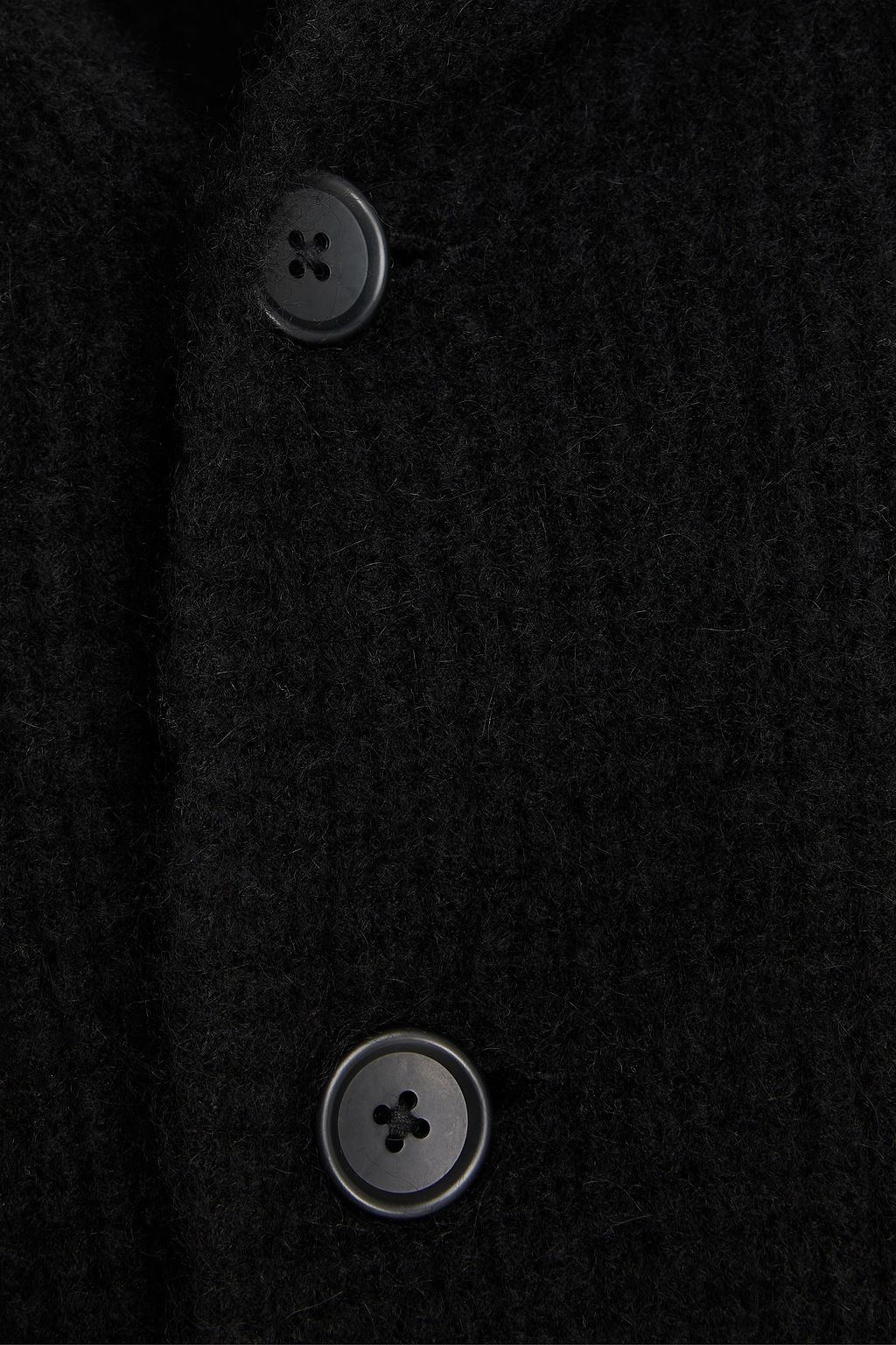 JAMES PERSE Hunky waffle-knit hooded cardigan