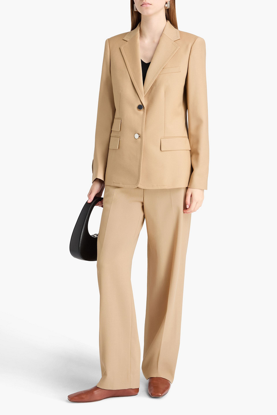  Theory - Wool-flannel Blazer - Neutral - Us 2 