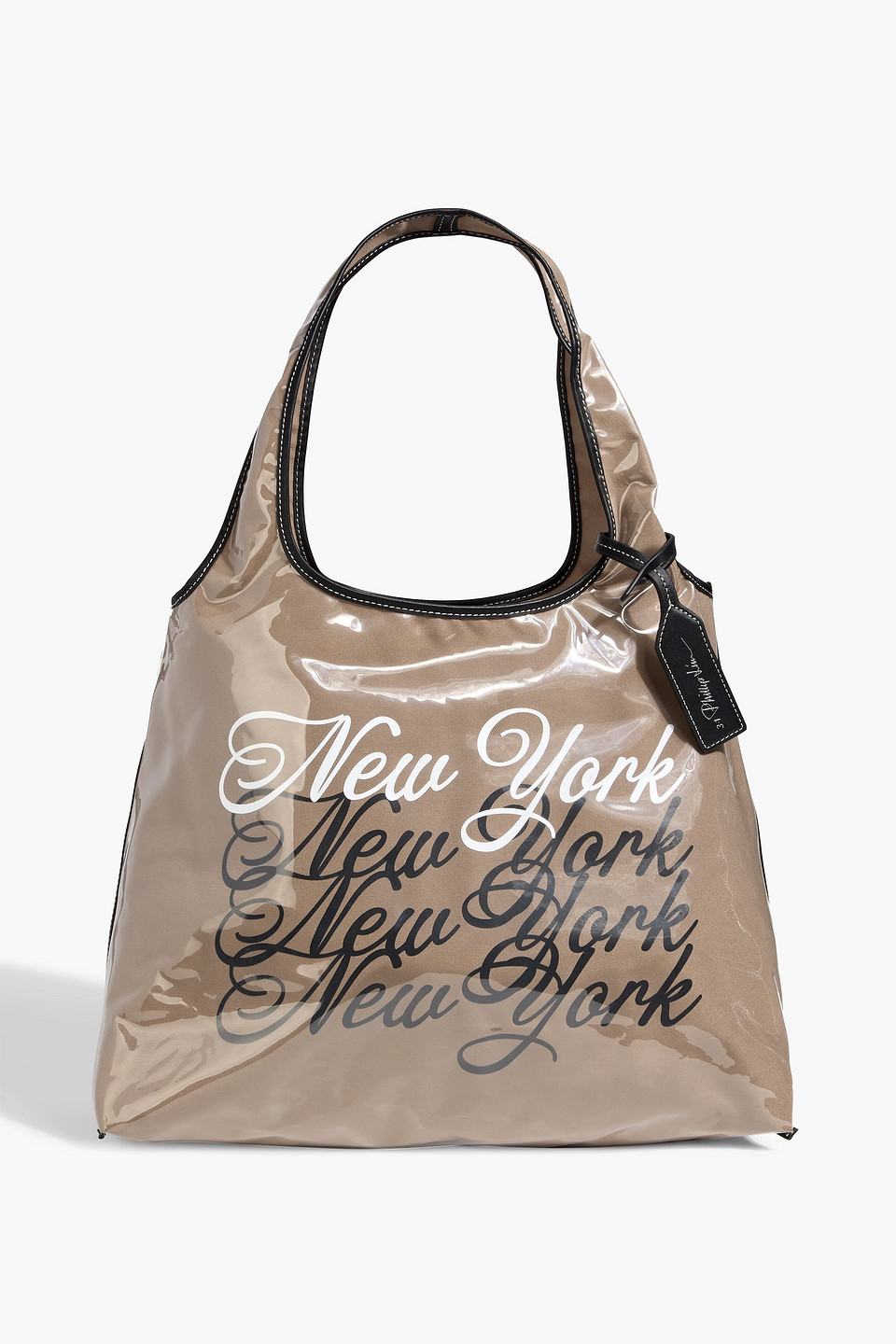 3.1 Phillip Lim Printed Tpu Tote In Brown