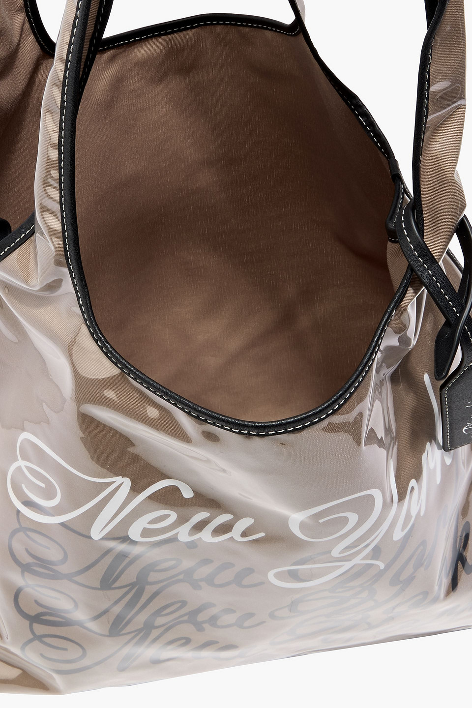 3.1 Phillip Lim Printed Tpu Tote In Brown
