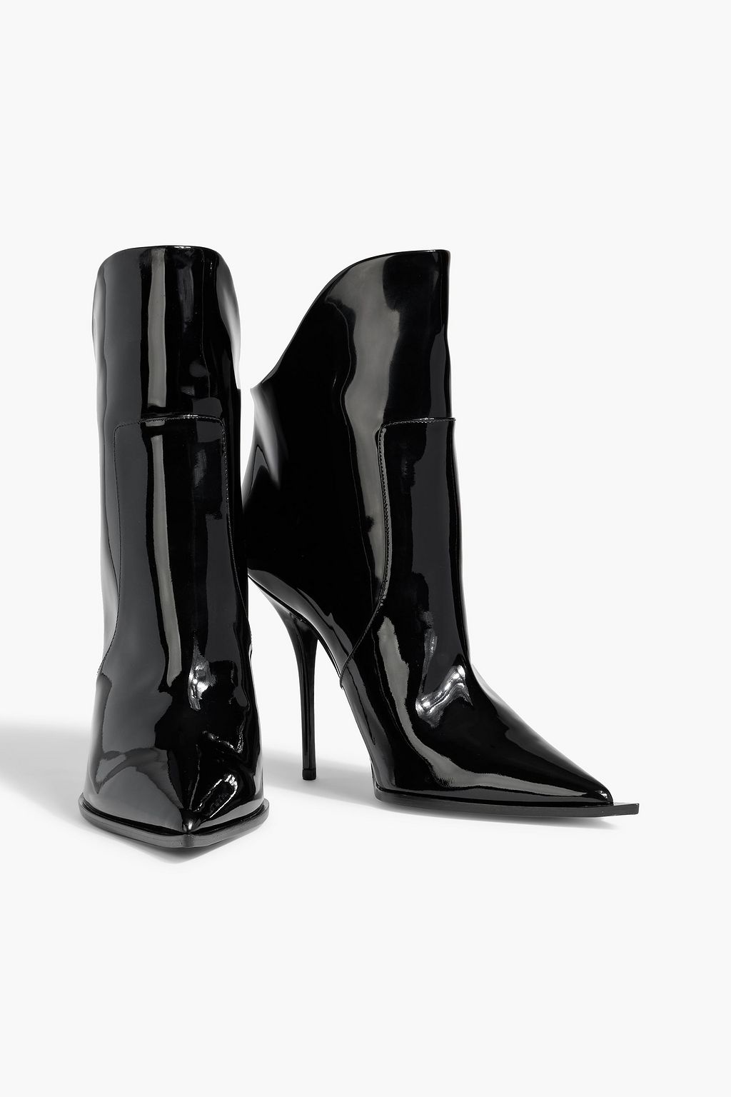 DOLCE&GABBANA Patent-leather ankle boots