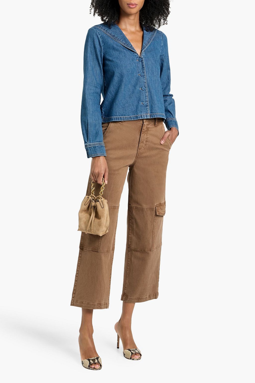 FRAME The Fleet denim top