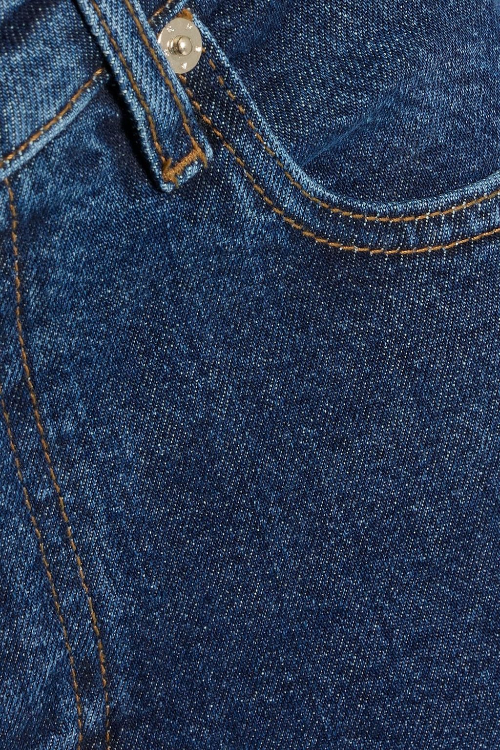 FRAME The Ruler Crop high-rise straight-leg jeans