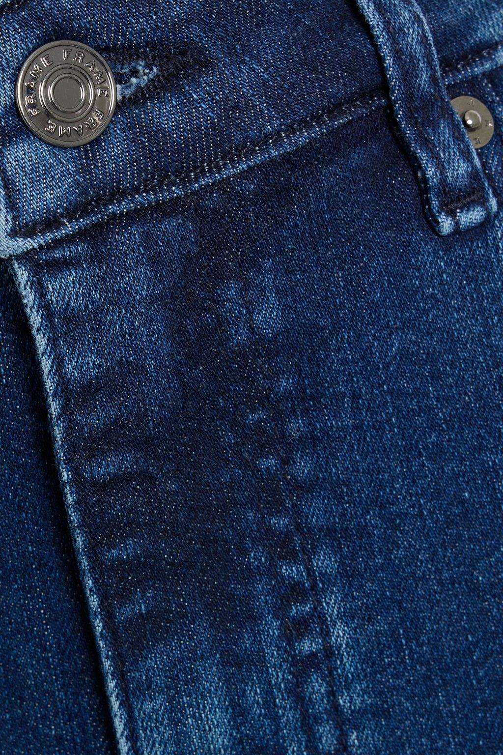 FRAME The Reboot Crop high-rise bootcut jeans
